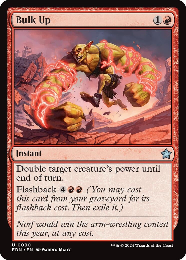 Bulk Up (80) [FDN] - MTG Single