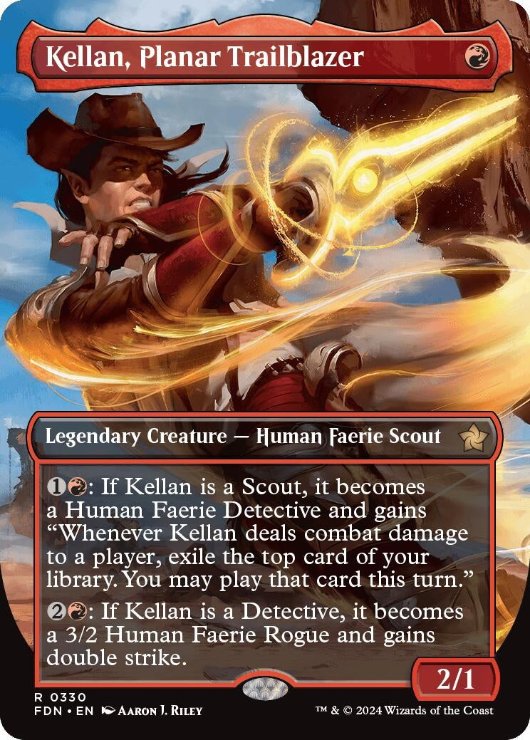 Kellan Planar Trailblazer (Borderless) (330) [FDN] - MTG Single