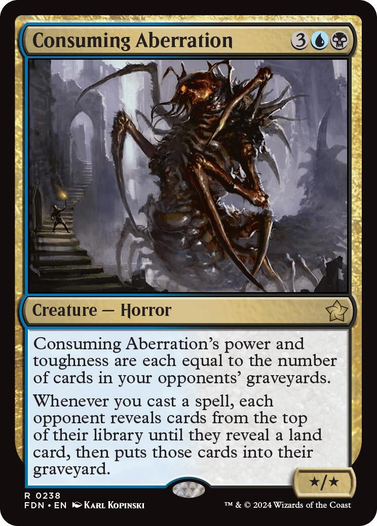 Consuming Aberration (238) [FDN] - MTG Single