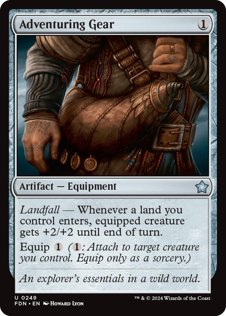 Adventuring Gear (249) [FDN] - MTG Single