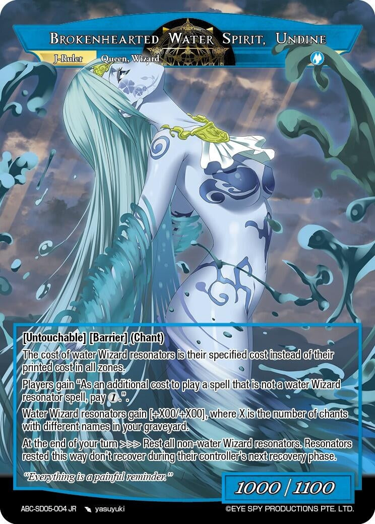 Undine The Love Of The Ocean // Brokenhearted Water Spirit Undine (5004) [ABC-SD] - Force of Will Single