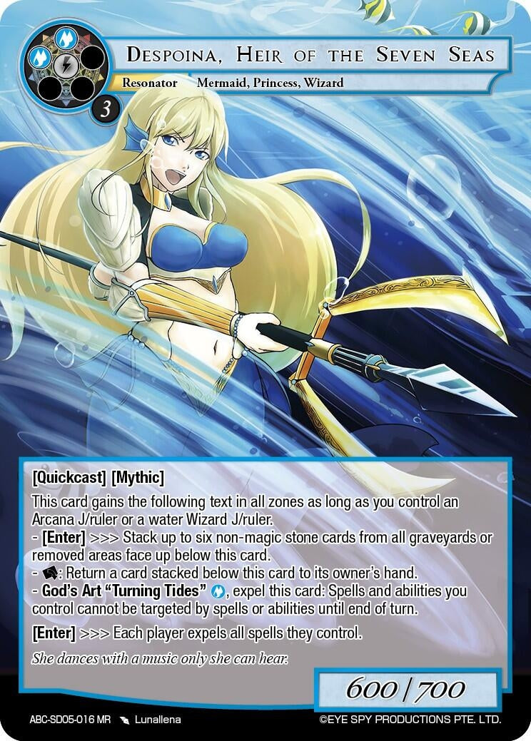 Despoina Heir Of The Seven Seas (5016) [ABC-SD] - Force of Will Single
