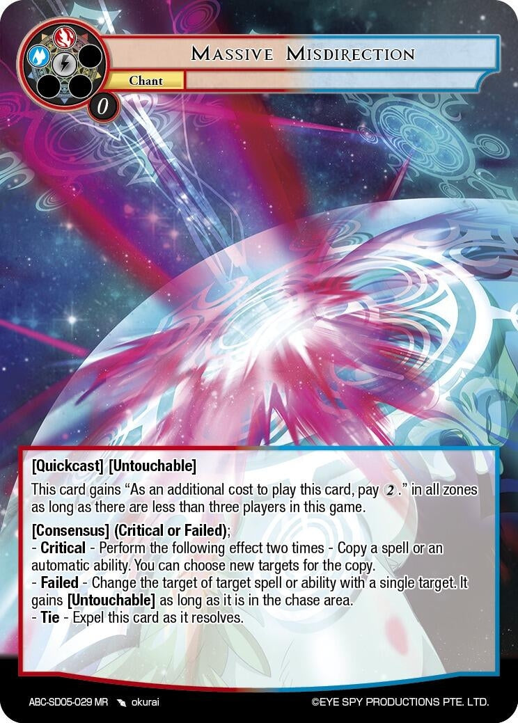 Massive Misdirection (5029) [ABC-SD] - Force of Will Single