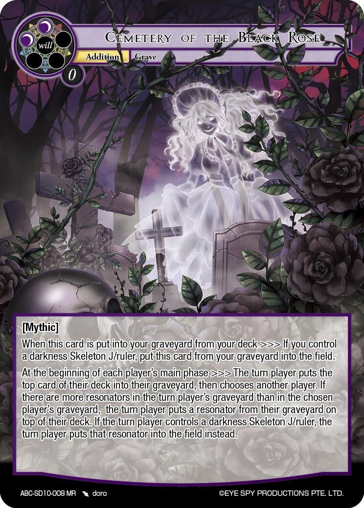 Cemetery Of The Black Rose (10008) [ABC-SD] - Force of Will Single