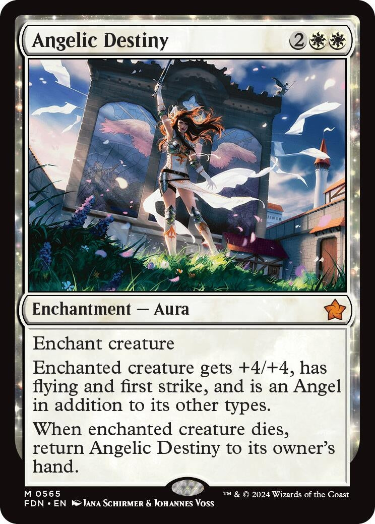 Angelic Destiny (565) [FDN] - MTG Single