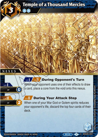 Temple of a Thousand Mercies (6097) [BSS06] - Battle Spirits Saga Single