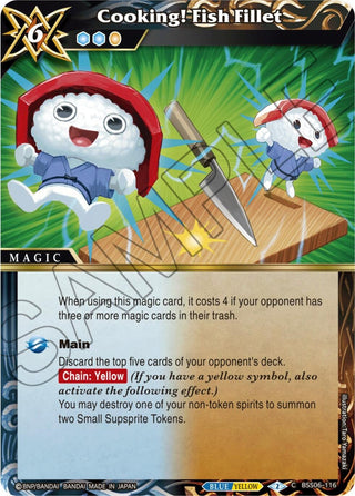 Cooking! Fish Fillet (6116) [BSS06] - Battle Spirits Saga Single