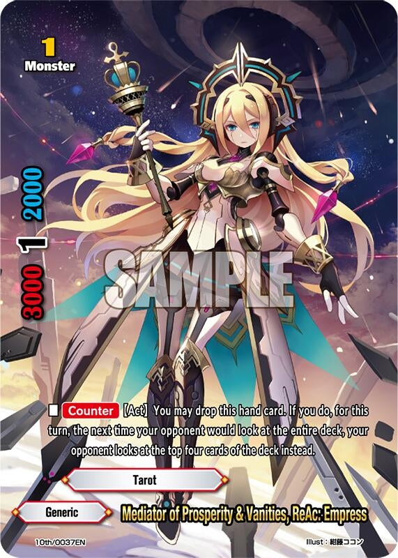 Mediator of Prosperity & Vanities ReAc: Empress (Shop League 2020) (10) [10th] - Future Card BuddyFight Single