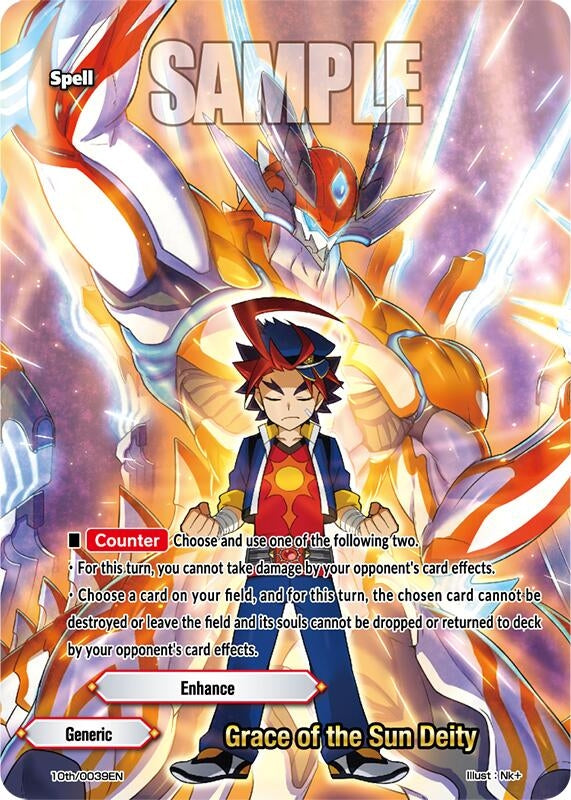 Grace of the Sun Deity (10) [10th] - Future Card BuddyFight Single