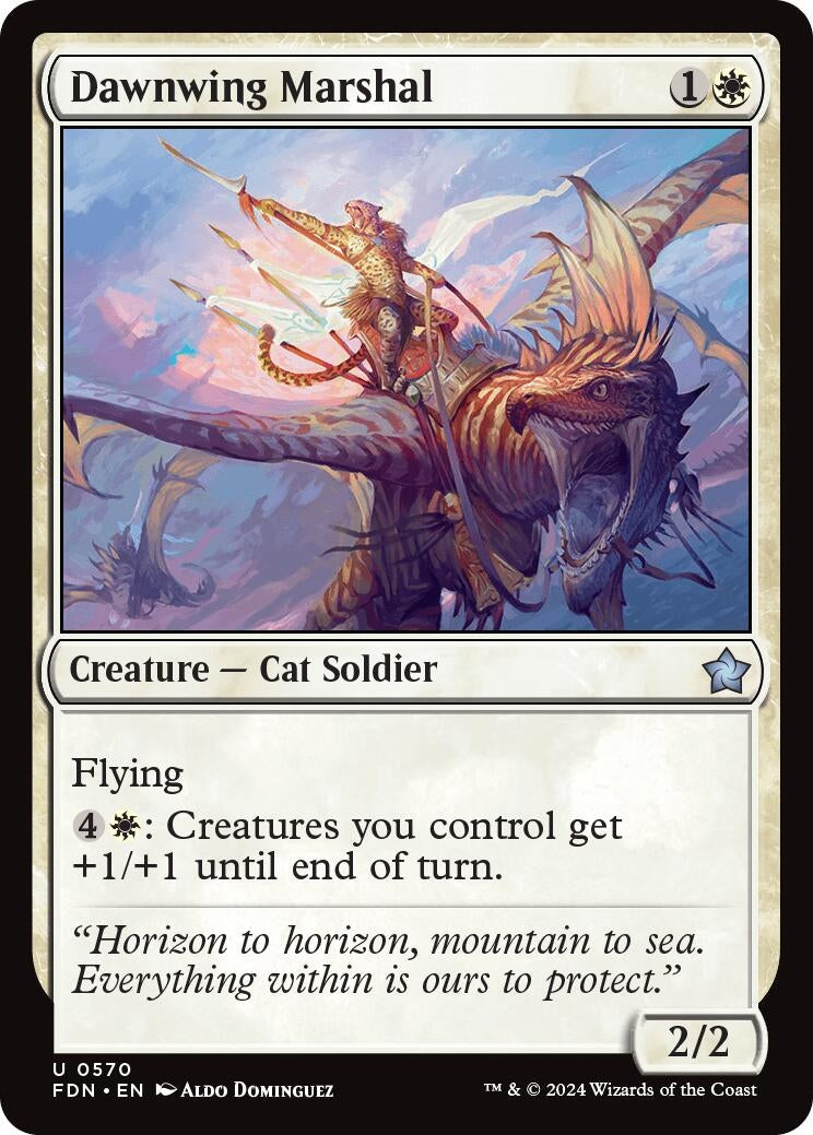 Dawnwing Marshal (570) [FDN] - MTG Single