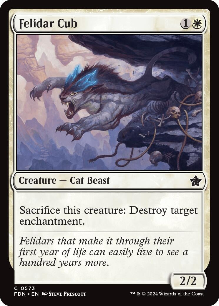 Felidar Cub (573) [FDN] - MTG Single