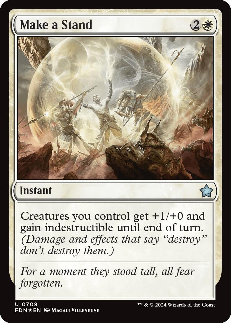 Make a Stand (708) [FDN] - MTG Single