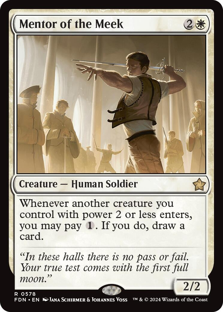 Mentor of the Meek (578) [FDN] - MTG Single