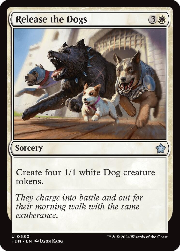 Release the Dogs (580) [FDN] - MTG Single