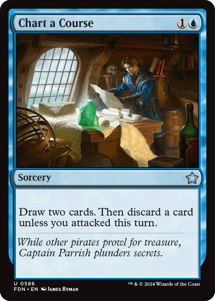 Chart a Course (586) [FDN] - MTG Single