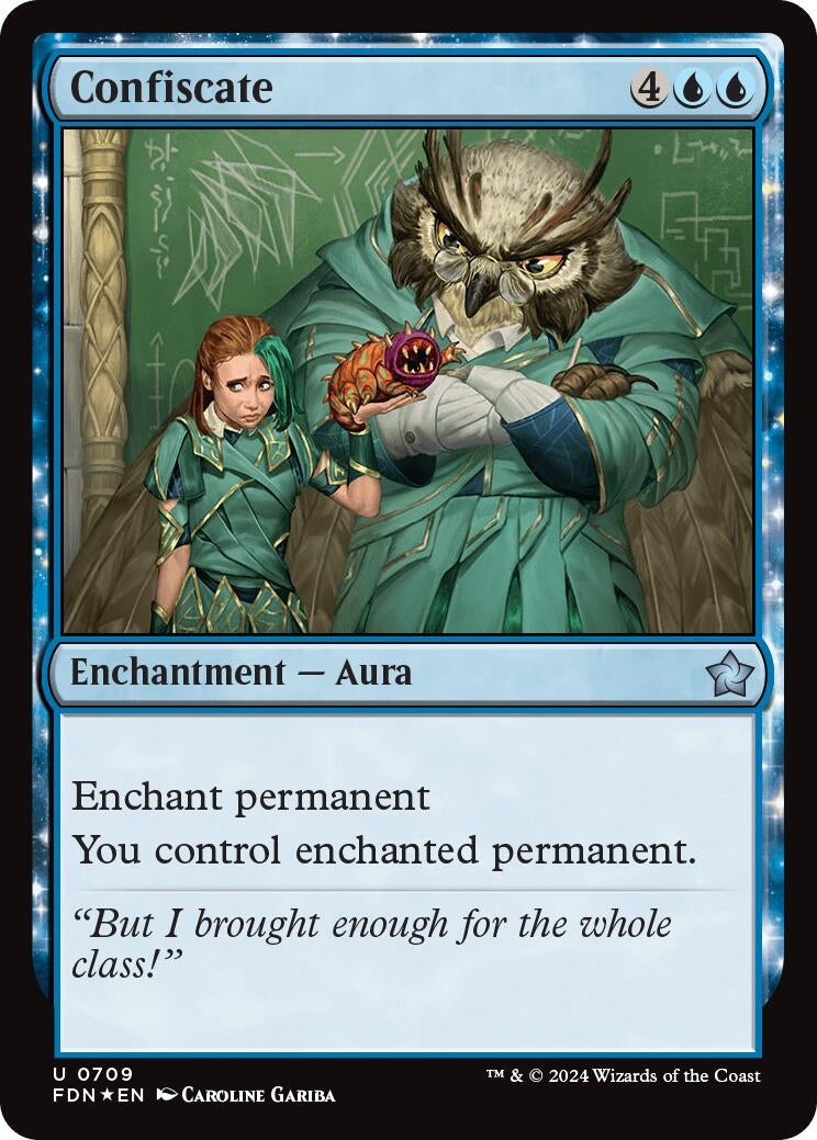 Confiscate (709) [FDN] - MTG Single