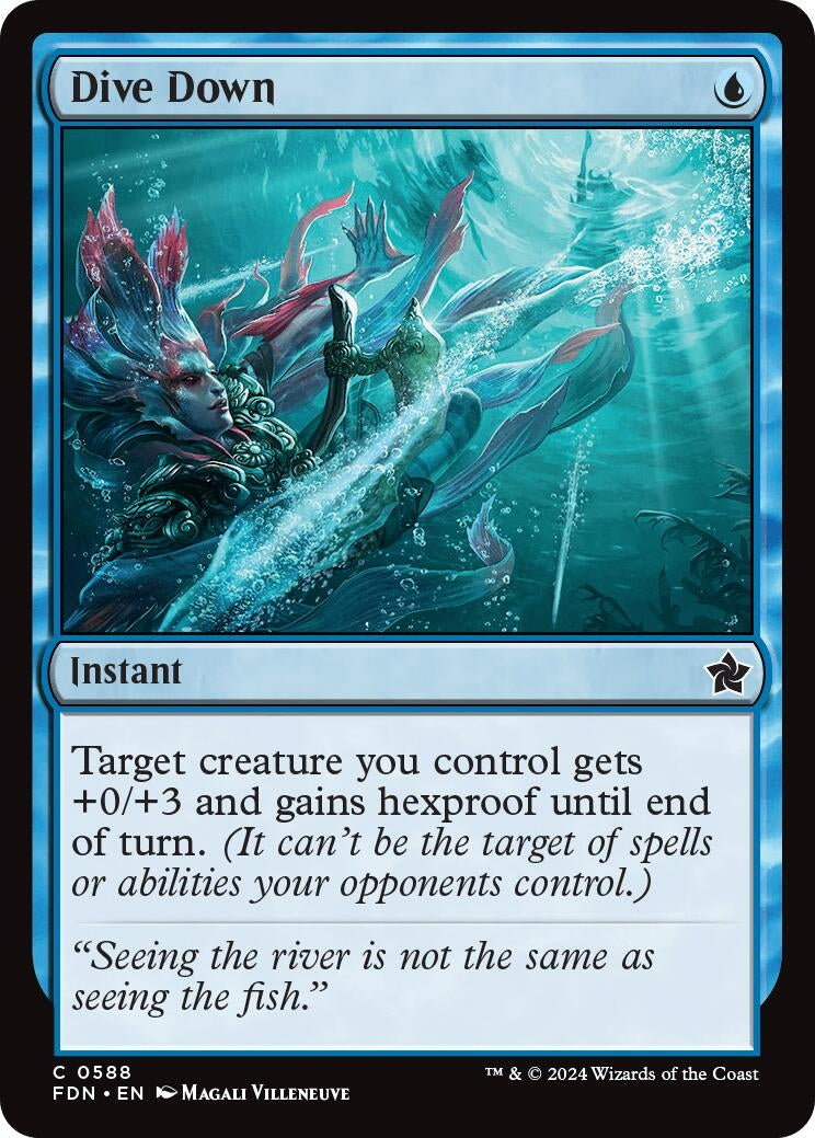Dive Down (588) [FDN] - MTG Single
