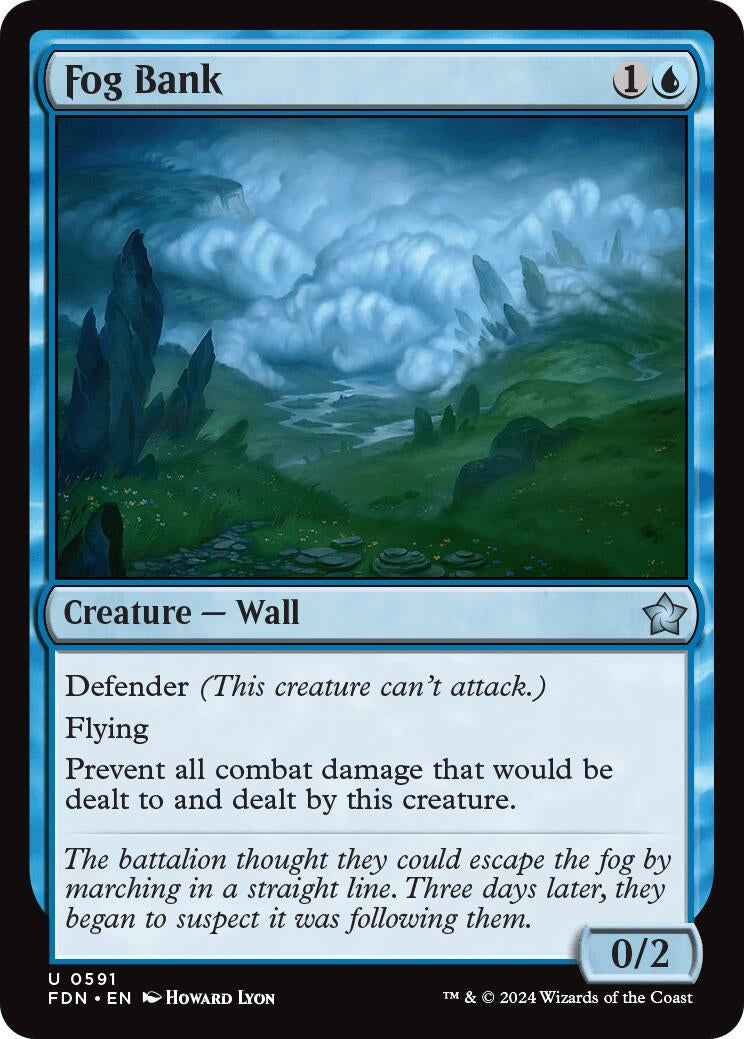 Fog Bank (591) [FDN] - MTG Single