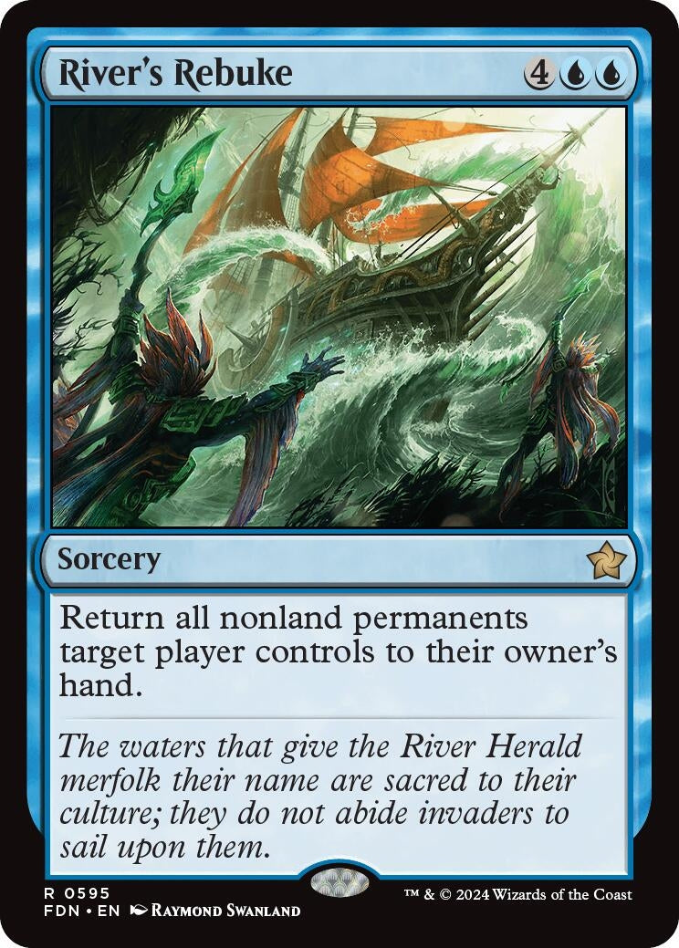 River’s Rebuke (595) [FDN] - MTG Single