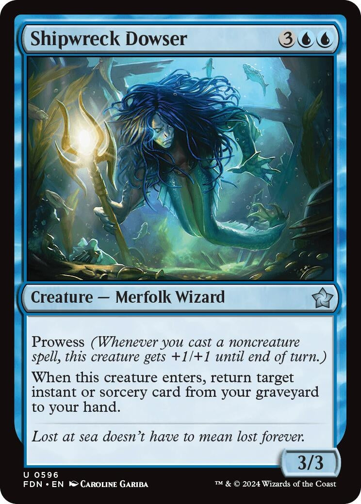 Shipwreck Dowser (595) [FDN] - MTG Single