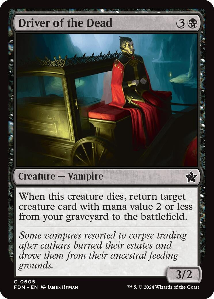 Driver of the Dead (605) [FDN] - MTG Single
