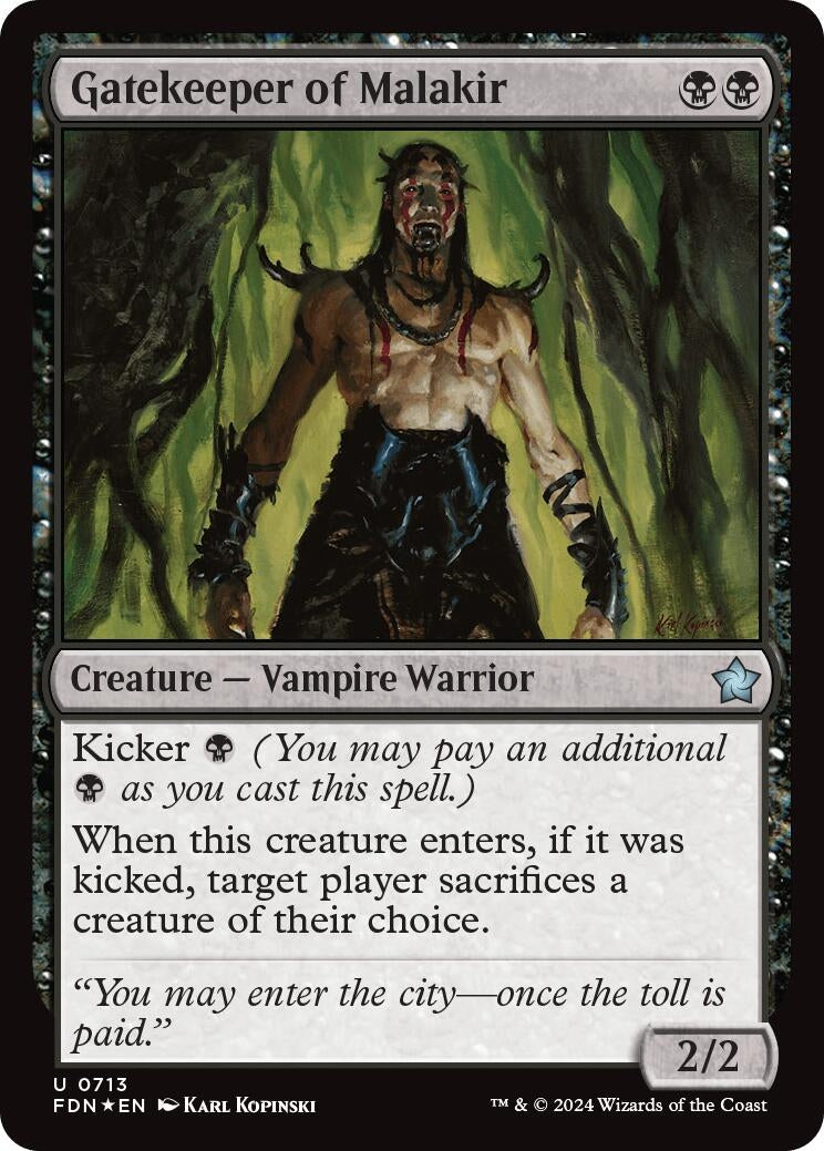 Gatekeeper of Malakir (713) [FDN] - MTG Single