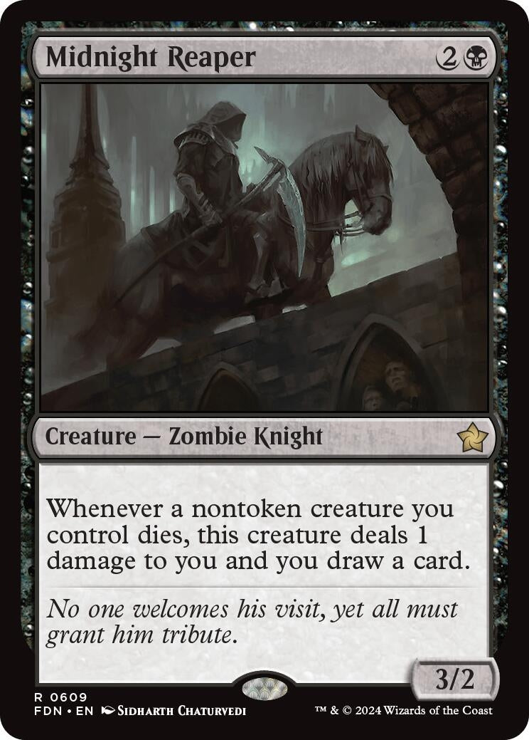 Midnight Reaper (609) [FDN] - MTG Single