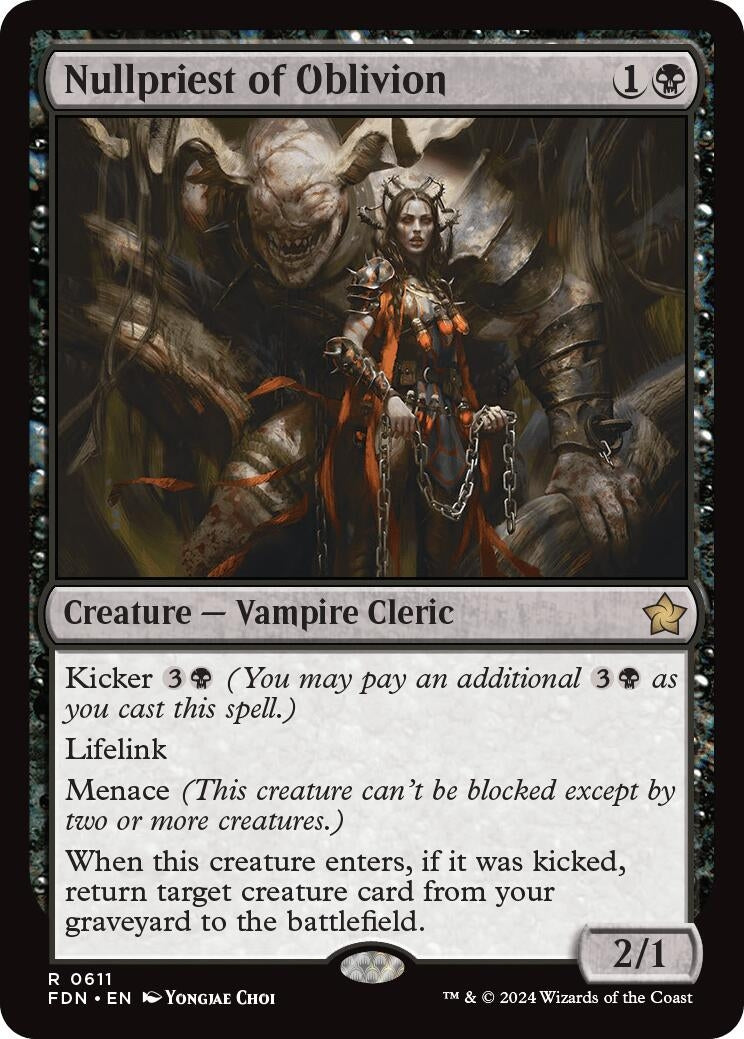 Nullpriest of Oblivion (611) [FDN] - MTG Single