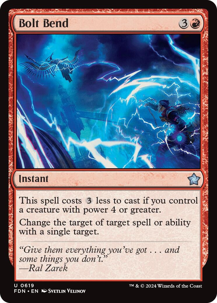 Bolt Bend (619) [FDN] - MTG Single