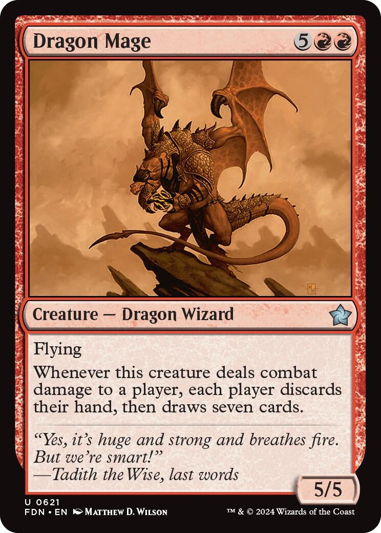 Dragon Mage (621) [FDN] - MTG Single