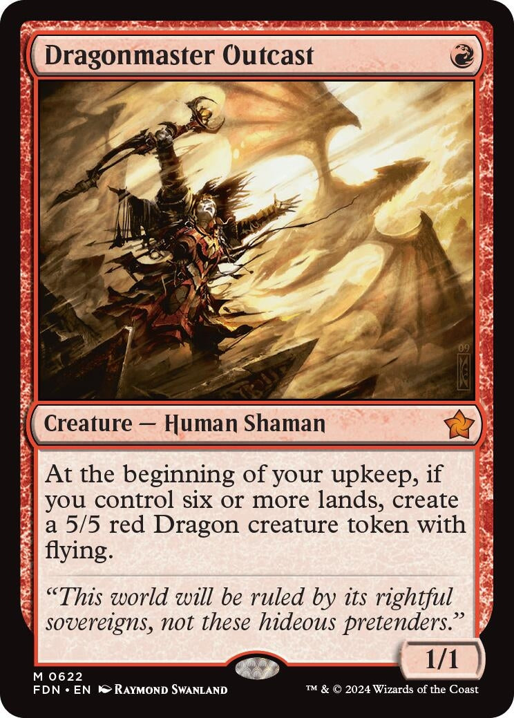 Dragonmaster Outcast (622) [FDN] - MTG Single