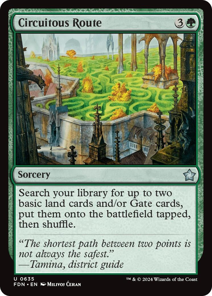 Circuitous Route (635) [FDN] - MTG Single