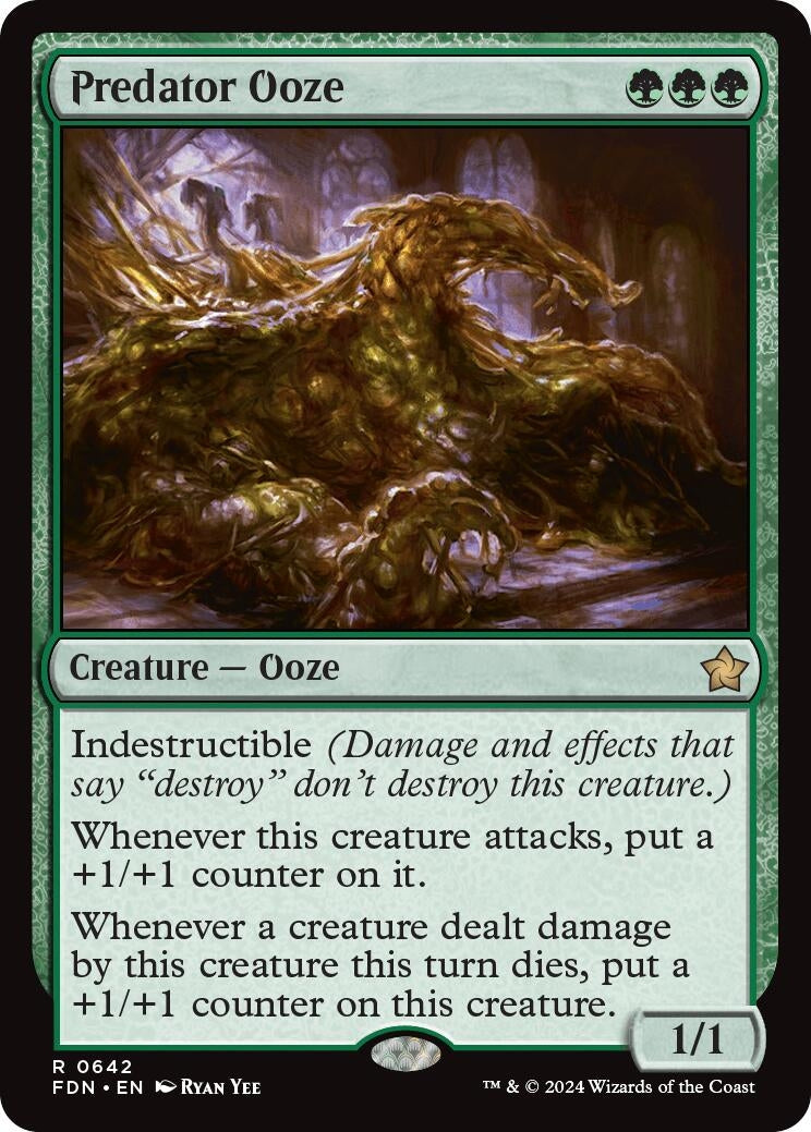 Predator Ooze (642) [FDN] - MTG Single