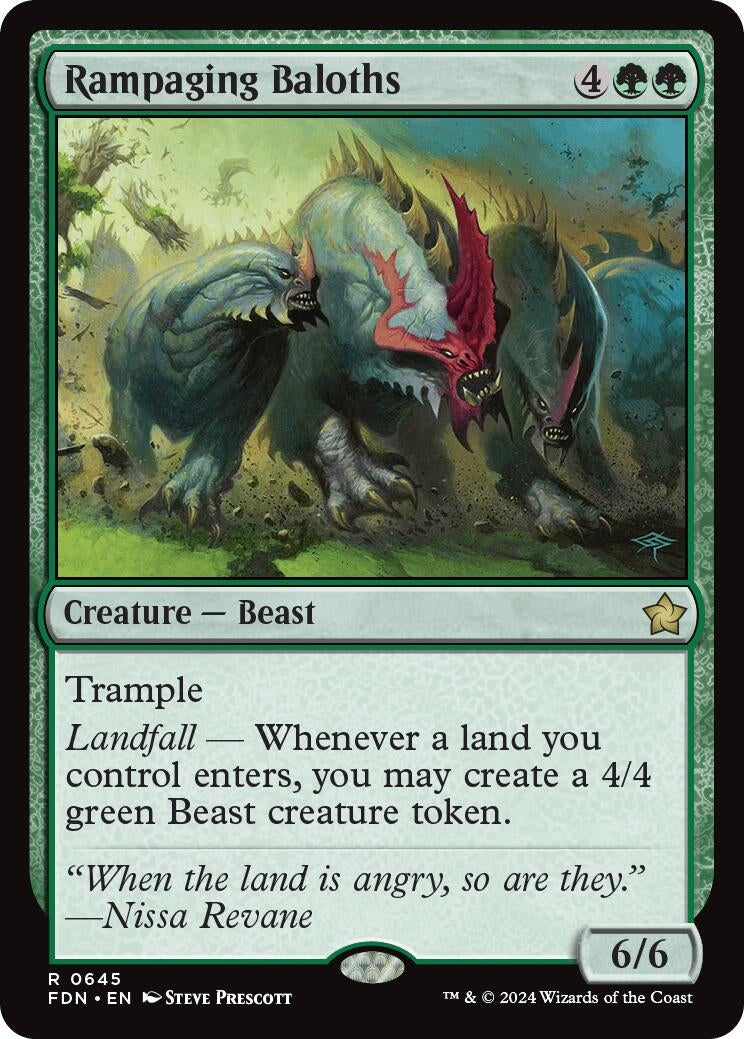 Rampaging Baloths (645) [FDN] - MTG Single