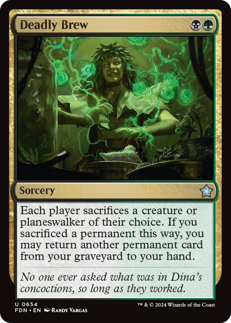 Deadly Brew (654) [FDN] - MTG Single