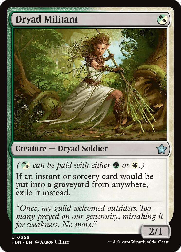 Dryad Militant (656) [FDN] - MTG Single