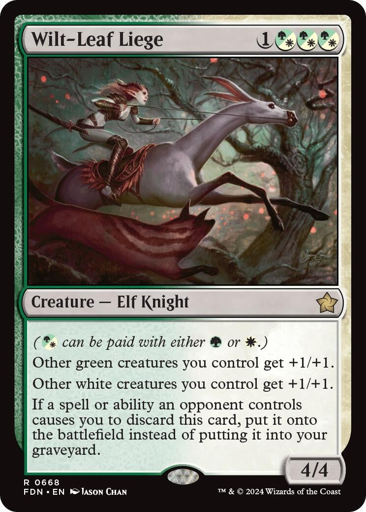 Wilt-Leaf Liege (668) [FDN] - MTG Single