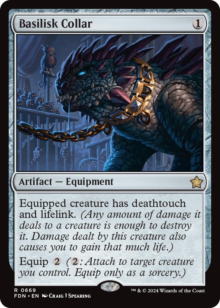Basilisk Collar (669) [FDN] - MTG Single