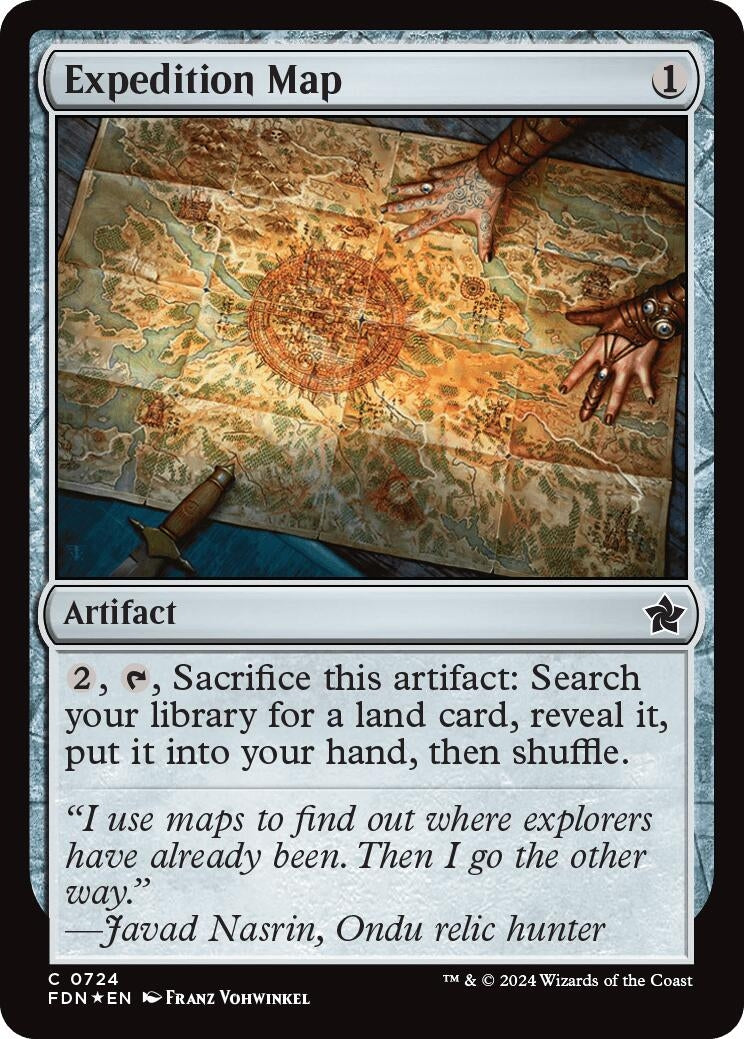 Expedition Map (724) [FDN] - MTG Single