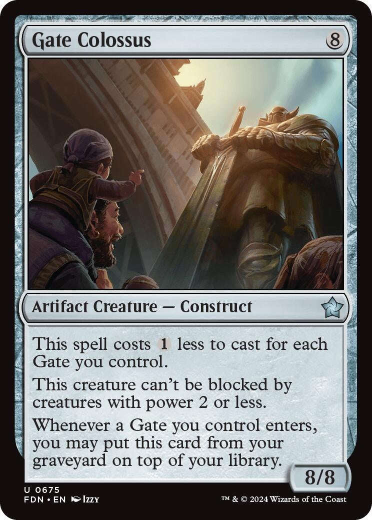 Gate Colossus (675) [FDN] - MTG Single