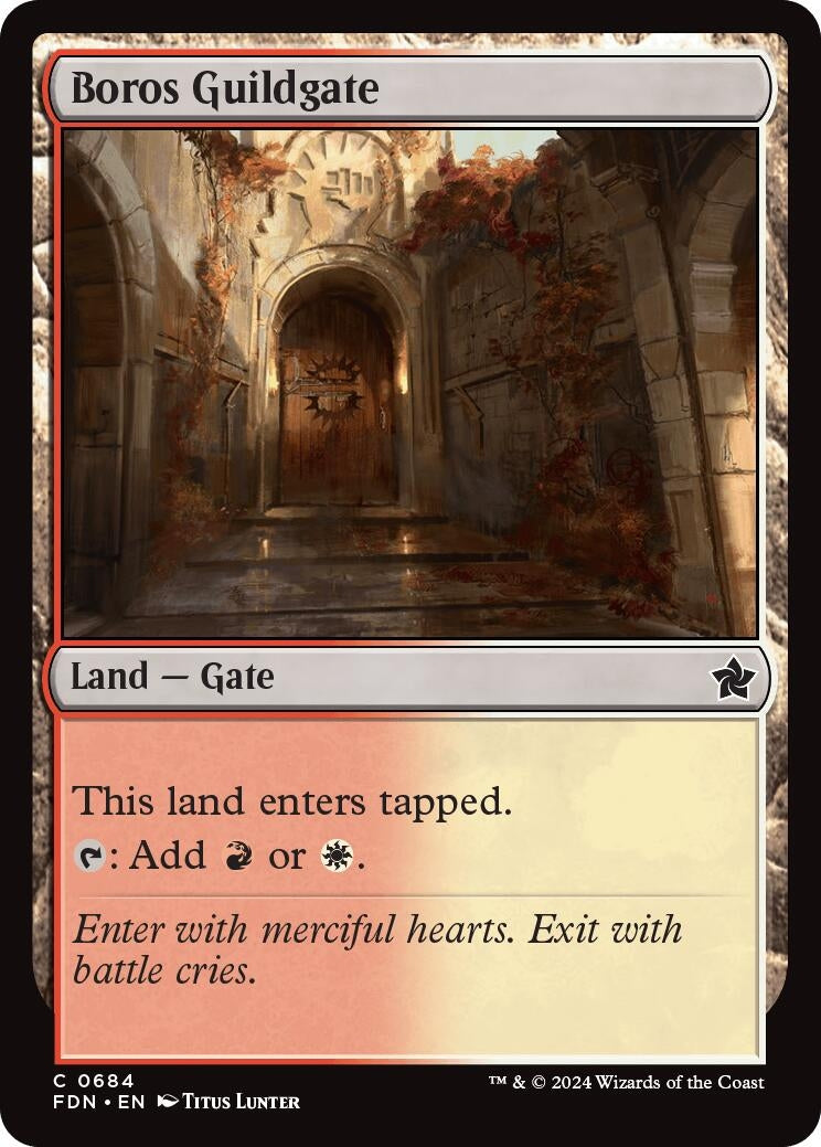 Boros Guildgate (684) [FDN] - MTG Single