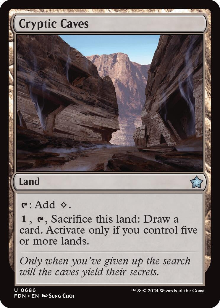 Cryptic Caves (686) [FDN] - MTG Single