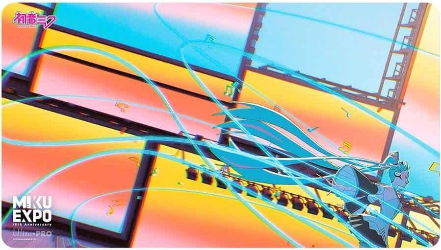 Ultra Pro: Hatsune Miku Tenth Anniversary Playmat - Stream - Playmats Sealed