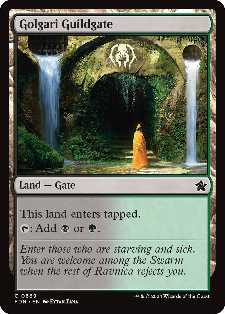 Golgari Guildgate (689) [FDN] - MTG Single