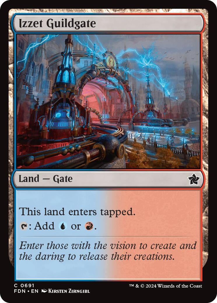 Izzet Guildgate (691) [FDN] - MTG Single