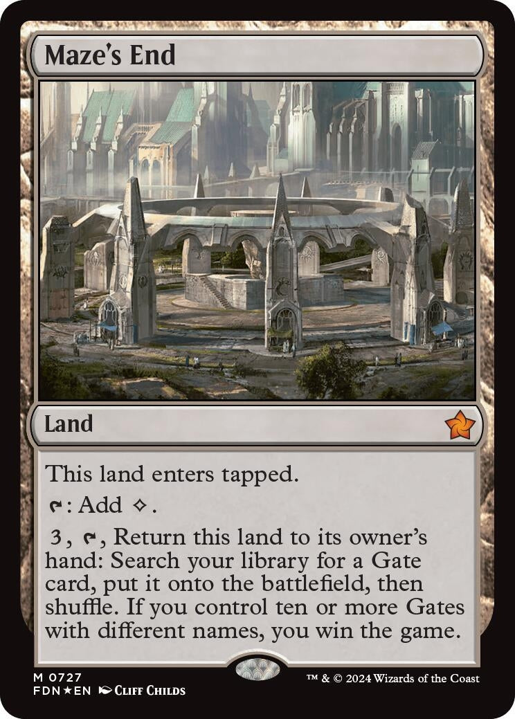 Maze’s End (727) [FDN] - MTG Single