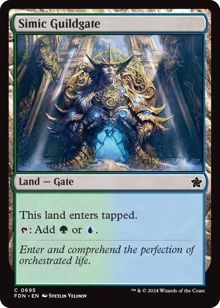 Simic Guildgate (695) [FDN] - MTG Single