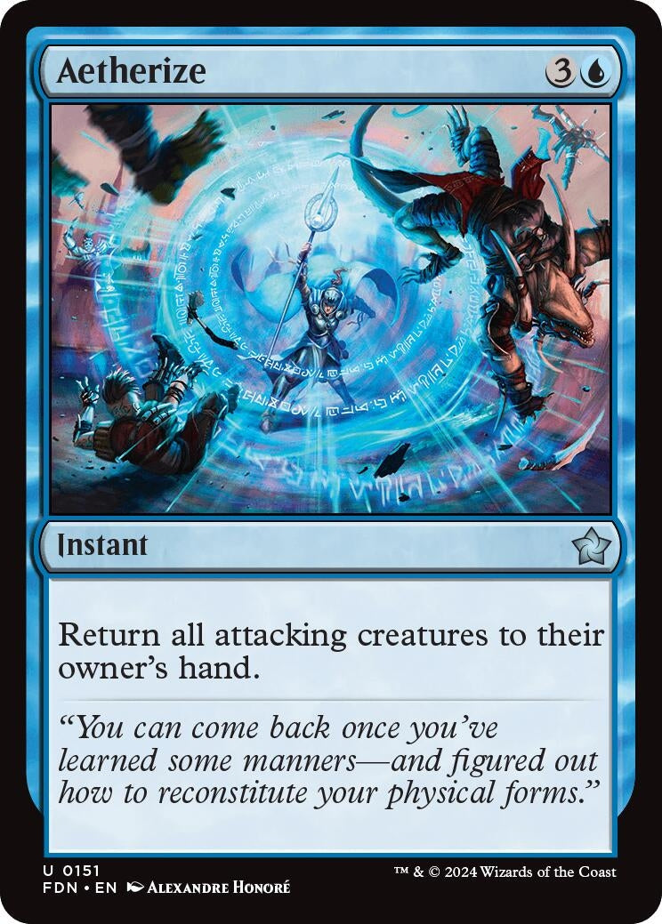 Aetherize (151) [FDN] - MTG Single