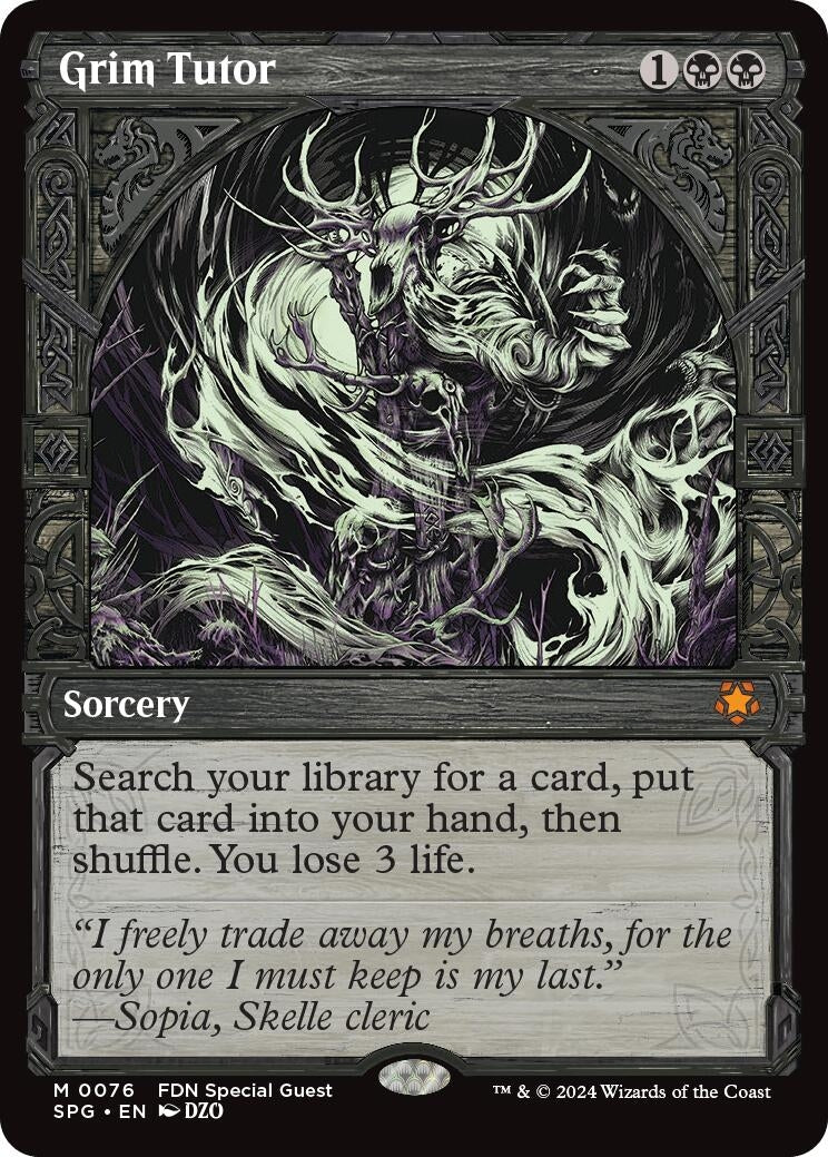 Grim Tutor (Showcase) [SPG] - MTG Single
