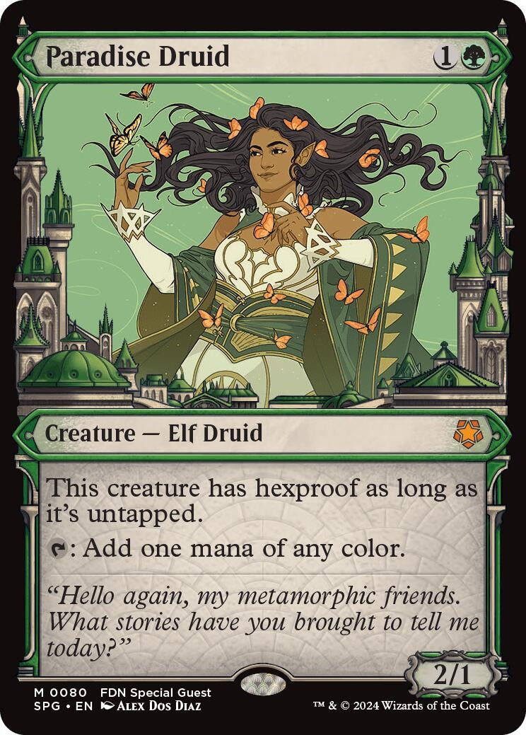 Paradise Druid (Showcase) [SPG] - MTG Single